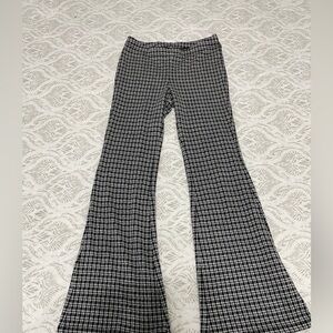 Art Class Girls Plaid Flare Leg Yoga Pants